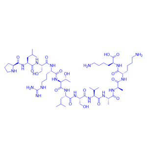 蛋白激酶C选择性底物多肽,Ala9,10, Lys11,12] Glycogen Synthase (1-12)