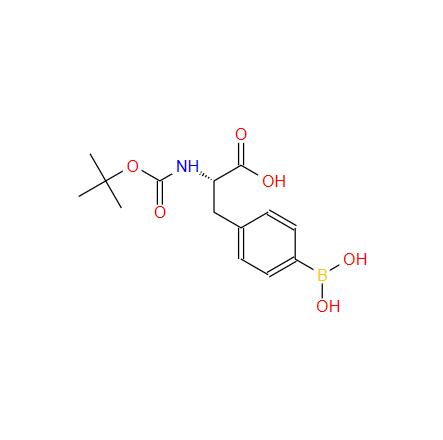 (S)-BOC-4-(二羟硼基)苯基丙氨酸,(S)-3-(4-boronophenyl)-2-((tert-butoxycarbonyl)amino)propanoicacid