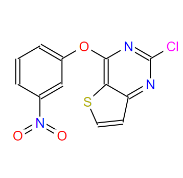 2-氯-4-(3-硝基苯氧基)噻吩并[3,2-d]嘧啶,Thieno[3,2-d]pyrimidine,2-chloro-4-(3-nitrophenoxy)-