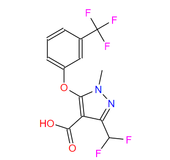 3-(二氟甲基)-1-甲基-5-(3-(三氟甲基)苯氧基)-1H-吡唑-4-羧酸,3-(difluoromethyl)-1-methyl-5-[3-(trifluoromethyl)phenoxy]-1H-pyrazole-4-carboxylic acid