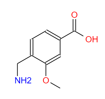 4-氨甲基-3-甲氧基苯甲酸,4-(aminomethyl)-3-methoxy benzoic acid