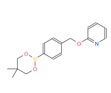 2-{[4-(5,5-dimethyl-1,3,2-dioxaborinan-2-yl)benzyl]oxy}pyridine,2-{[4-(5,5-dimethyl-1,3,2-dioxaborinan-2-yl)benzyl]oxy}pyridine