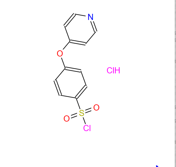 4-(4-吡啶氧基)苯磺酰氯盐酸盐,4-(4-PYRIDYLOXY)BENZENESULFONYL CHLORIDE HYDROCHLORIDE