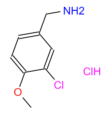 3-氯-4-甲氧基芐胺鹽酸鹽,3-Chloro-4-methoxybenzylamine Hydrochloride