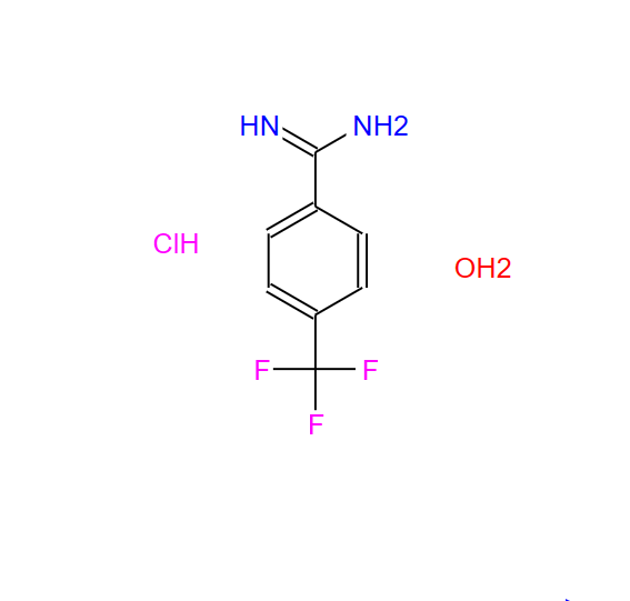 4-三氟甲基苯-1-甲脒盐酸盐,4-(TRIFLUOROMETHYL)BENZAMIDINE HYDROCHLORIDE DIHYDRATE