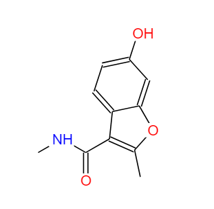 6-羟基-N,2-二甲基苯并呋喃-3-甲酰胺,6-Hydroxy-N,2-dimethylbenzofuran-3-carboxamide