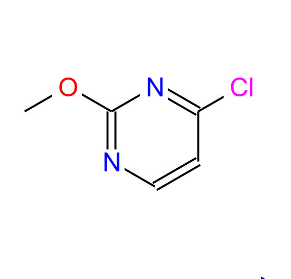 氯-2-甲氧基嘧啶,Pyrimidine, 4-chloro-2-methoxy- (9CI)