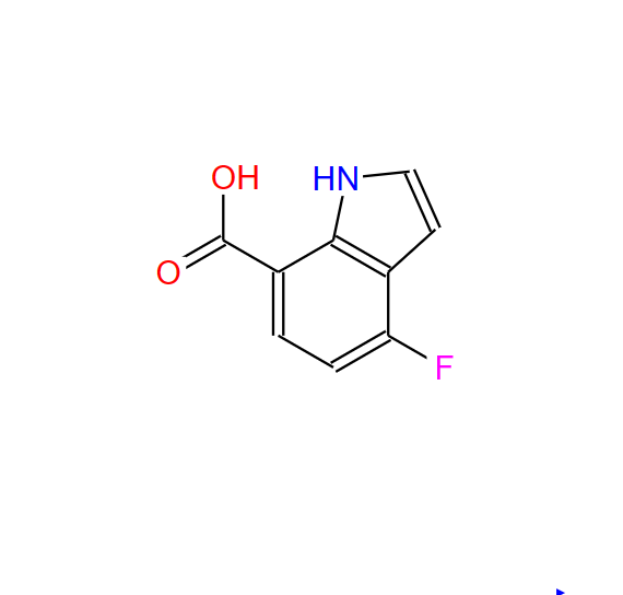 4-氟-7-羧基吲哚,4-fluoro-1H-indole-7-carboxylic acid