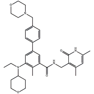 N-((4,6-二甲基-2-氧代-1,2-二氢吡啶-3-基)甲基)-5-(乙基(四氢-2H-吡喃-4-基)氨基)-4-甲基-4'-(吗啉-4-基甲基)-[1,1'-联苯]-3-甲酰胺