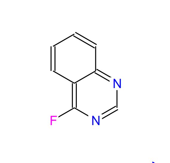 4-氟喹唑啉,Quinazoline, 4-fluoro- (9CI)