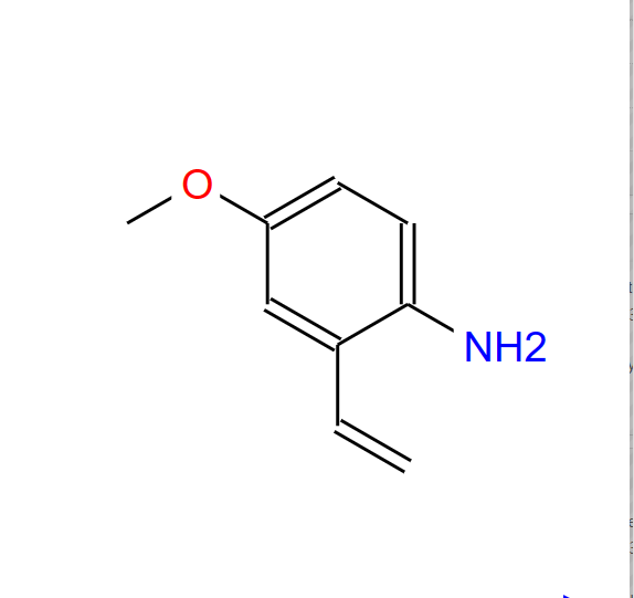 4-甲氧基-2-乙烯基苯胺,2-ethenyl-4-methoxyaniline
