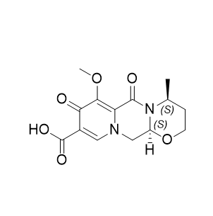 多替拉韦杂质03,(4S,12aS)-7-methoxy-4-methyl-6,8-dioxo-3,4,6,8,12,12a-hexahydro-2H-pyrido[1',2':4,5]pyrazino[2,1-b][1,3]oxazine-9-carboxylic acid