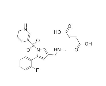 沃诺拉赞杂质19,1-(1-((1,6-dihydropyridin-3-yl)sulfonyl)-5-(2-fluorophenyl)-1H-pyrrol3-yl)-N-methylmethanamine fumarate