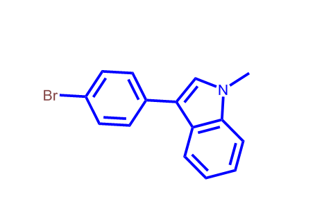 1H-Indole, 3-(4-bromophenyl)-1-methyl-