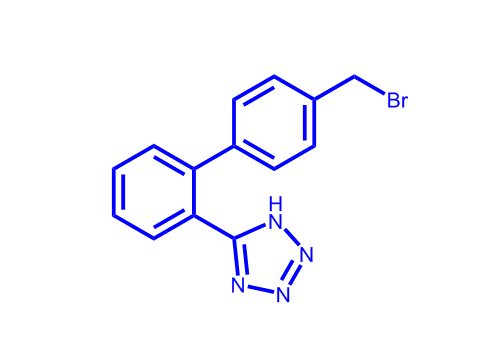 奧美沙坦雜質(zhì)13,5-(4'-(bromomethyl)-[1,1'-biphenyl]-2-yl)-1H-tetrazole