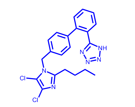 氯沙坦钾杂质E(EP),5-DeshydroxyMethyl-5-chloro Losartan (Losartan IMpurity K)