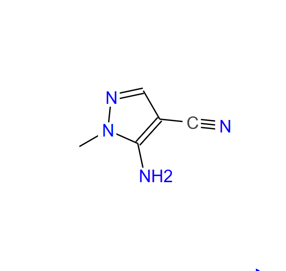 1-甲基-4-氰基-5-氨基-1,2-吡唑,1-Methyl-4-cyano-5-amino-1,2-pyrazole