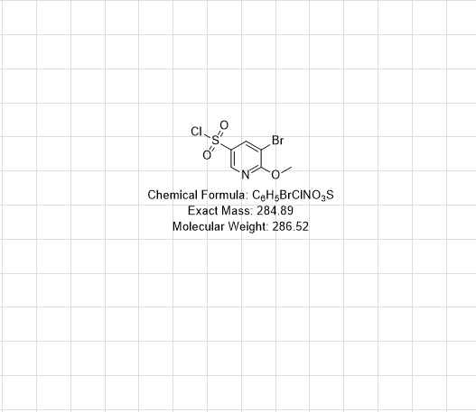 5-溴-6-甲氧基-3-吡啶磺酰氯,3-Bromo-2-methoxypyridine-5-sulfonyl chloride