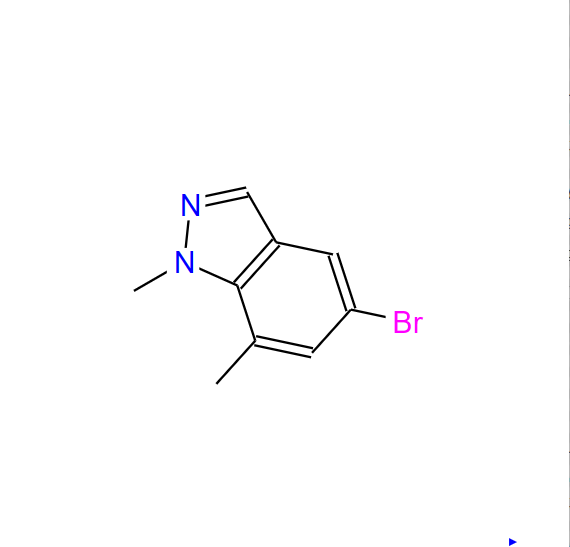 5-溴-1,7-二甲基-1H-吲唑,5-bromo-1,7-dimethyl-1H-indazole