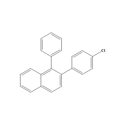 2-(4-氯苯基)-1-苯基萘,2-(4-Chlorophenyl)-1-phenylnaphthalene