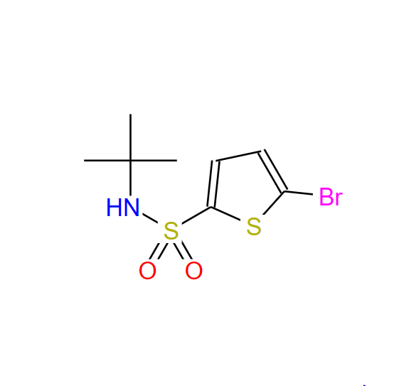 5-溴噻吩-2-叔丁基磺酰胺,5-Bromo-N-tert-butyl-2-thiophenesulfonamide