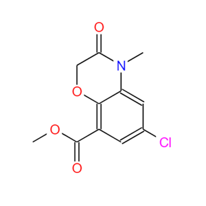 6-氯-3,4-二氢-4-甲基-3-氧代-2H-1,4-苯并恶嗪-8-羧酸甲酯 141761-83-3