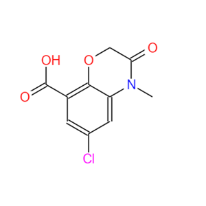 6-氯-4-甲基-3-氧代-3,4-二氢-2H-1,4-苯并噁嗪-8-羧酸 123040-79-9