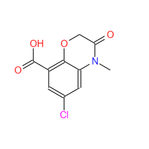 6-氯-4-甲基-3-氧代-3,4-二氫-2H-1,4-苯并噁嗪-8-羧酸 123040-79-9