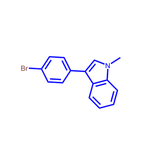 1H-Indole, 3-(4-bromophenyl)-1-methyl-