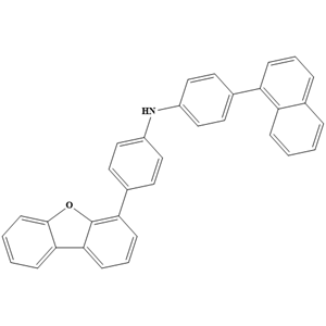 4-(4-二苯并呋喃)-N-[4-(1-萘基)苯基]-苯胺；2097371-73-6