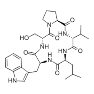 153982-38-8，Cyclo(-D-Ser-Pro-D-Val-Leu-D-Trp) 环肽