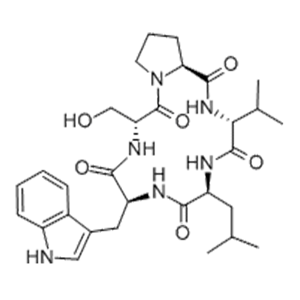 Cyclo(-D-Ser-Pro-D-Val-Leu-D-Trp)