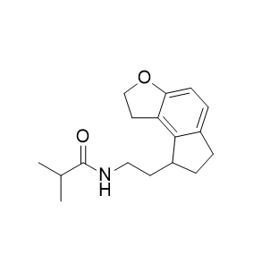 雷美替胺杂质D,N-(2-(2,6,7,8-tetrahydro-1H-indeno[5,4-b]furan-8-yl)ethyl)isobutyramide