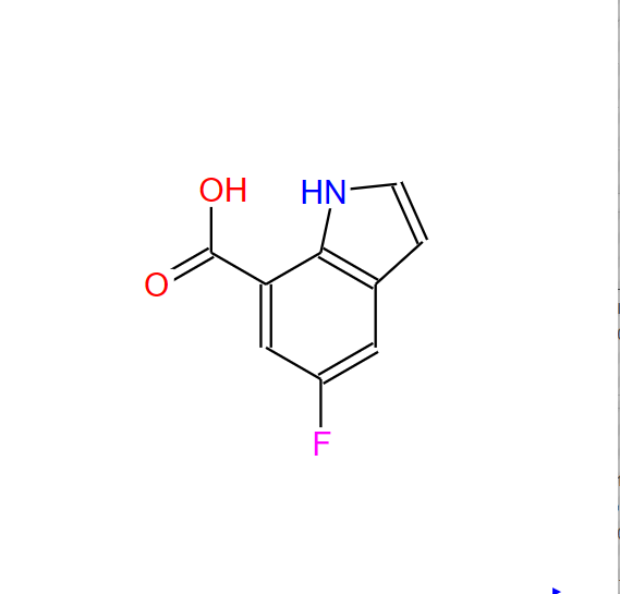 5-氟-1H-吲哚-7-羧酸,5-fluoro-1H-indole-7-carboxylic acid