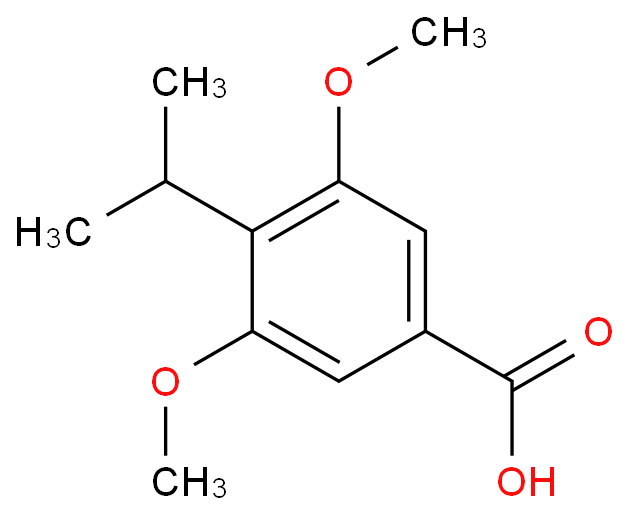 3，5-二甲氧基-4-异丙基苯甲酸,4-isopropyl-3,5-dimethoxybenzoic acid
