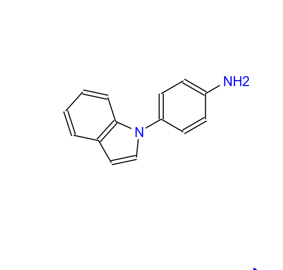 (1H-吲哚-1-基)苯胺,4-(1H-indol-1-yl)aniline