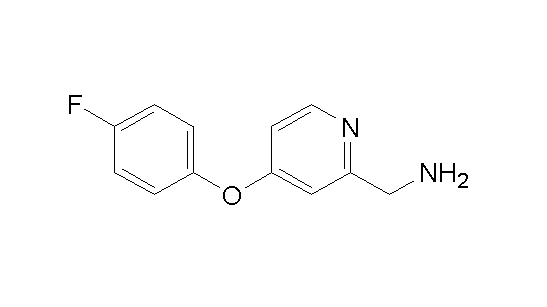 (4-(4-Fluorophenoxy)pyridin-2-yl)methanamine,(4-(4-Fluorophenoxy)pyridin-2-yl)methanamine