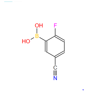 5-腈基-2-氟苯硼酸