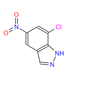 7-氯-5-硝基-1H-吲唑,7-chloro-5-nitro-1H-indazole