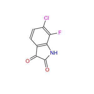 6-氯-7-氟靛红,6-Chloro-7-fluoro-1H-indole-2,3-dione
