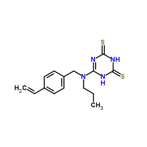 三吖嗪二硫 VBATDT,6-[(4-ethenylphenyl)methyl-propylamino]-1H-1,3,5-triazine-2,4-dithione