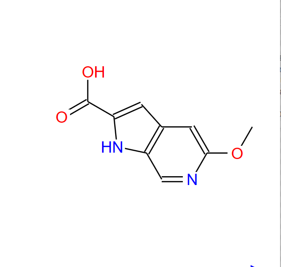 5-甲氧基-1氢-吡咯[2,3-C]吡啶-2-甲酸,5-METHOXY-1H-PYRROLO[2,3-C]PYRIDINE-2-CARBOXYLIC ACID