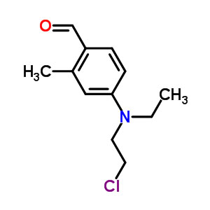 N-乙基-N-氯乙基-4-氨基-2-甲基苯甲醛,4-[2-chloroethyl(ethyl)amino]-2-methylbenzaldehyde