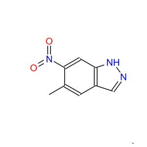 5-甲基-6-硝基吲唑,6-NITRO-5-METHYL (1H)INDAZOLE