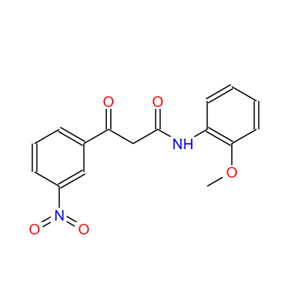 N-（2-甲氧基苯基）-3-硝基苯甲酰乙酰胺,2-(3-NITROBENZOYL)-ACETIC ACID-O-ANISIDIDE
