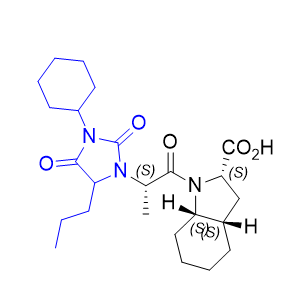 培哚普利雜質(zhì)07,(2S,3aS,7aS)-1-((2S)-2-(3-cyclohexyl-2,4-dioxo-5-propylimidazolidin-1-yl)propanoyl)octahydro-1H-indole-2-carboxylate