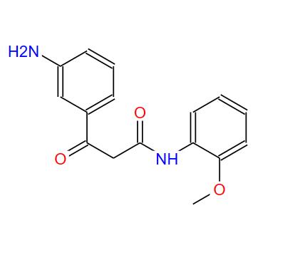 3-氨基-2′-甲氧基苯甲?；郊柞１桨?3-(m-aminophenyl)-N-(o-methoxyphenyl)-3-oxopropionamide