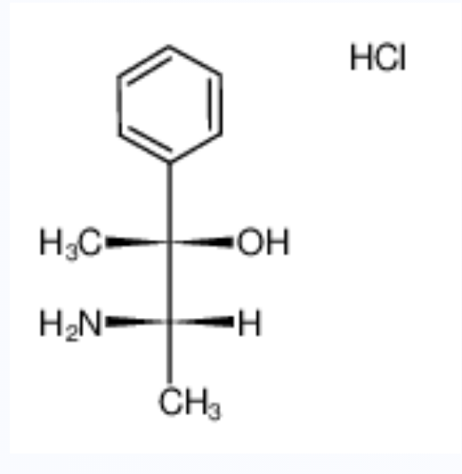 苏式-(±)-3-羟基-3-苯基丁烷-2-氯化铵,(2RS,3RS)-3-amino-2-phenyl-butan-2-ol, hydrochloride