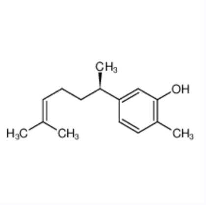 (R)-5-(1,5-二甲基-4-己烯基)-邻甲酚,2-methyl-5-[(2R)-6-methylhept-5-en-2-yl]phenol