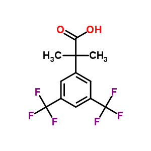 2-(3,5-双-三氟甲基-苯基)- 2-甲基-丙酸,2-[3,5-bis(trifluoromethyl)phenyl]-2-methylpropanoic acid